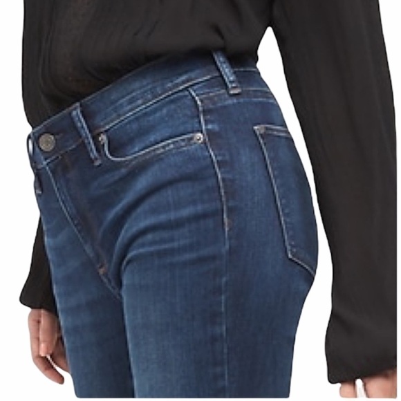 GAP Dark Wash Jeans Mid Rise Perfect Boot Normcore NEW - Picture 7 of 11